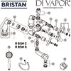 Bristan Regency Bath Shower Mixer Spares